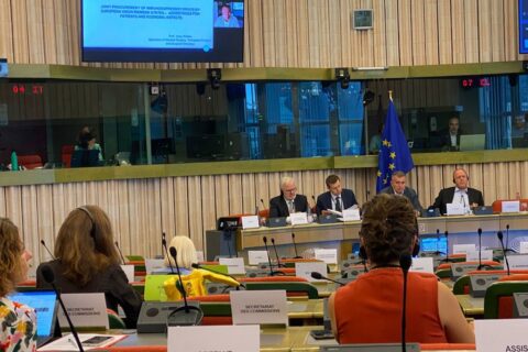 Prelekcja prof. dra hab. n. med. Jerzego Sieńko w Parlamencie Europejskim