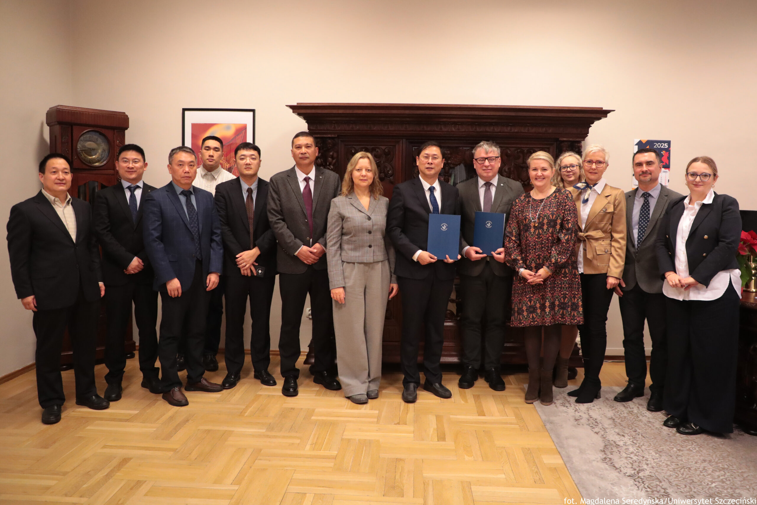 Wizyta delegacji z Nanjing Sport Institute w Uniwersytecie Szczecińskim