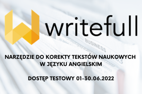 Dostęp testowy do narzędzia Writefull